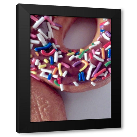 Classic Doughnut I Black Modern Wood Framed Art Print by Burkhart, Monika