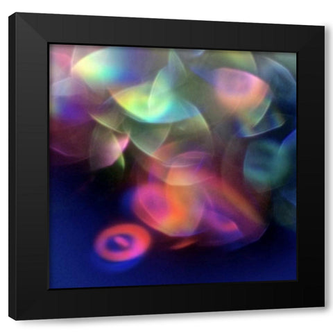 Bedazzled I Black Modern Wood Framed Art Print with Double Matting by Burkhart, Monika