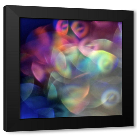 Bedazzled II Black Modern Wood Framed Art Print by Burkhart, Monika