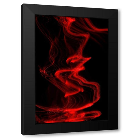 Flamenco I Black Modern Wood Framed Art Print with Double Matting by Burkhart, Monika