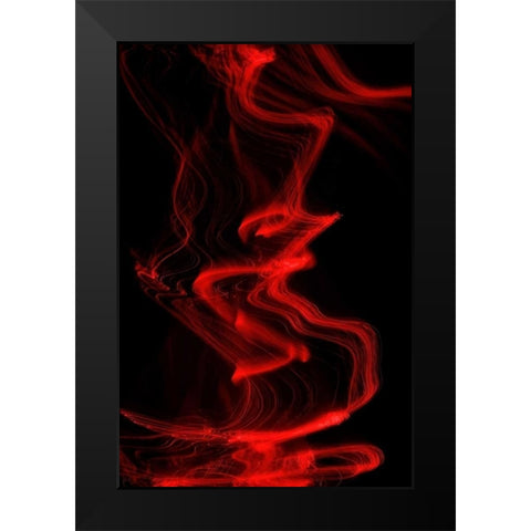 Flamenco I Black Modern Wood Framed Art Print by Burkhart, Monika