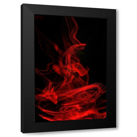 Flamenco II Black Modern Wood Framed Art Print by Burkhart, Monika