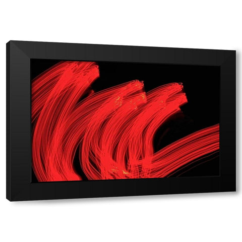 High Velocity II Black Modern Wood Framed Art Print by Burkhart, Monika