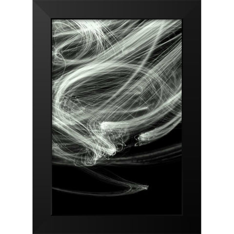 Impulse I Black Modern Wood Framed Art Print by Burkhart, Monika