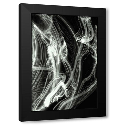 Impulse II Black Modern Wood Framed Art Print by Burkhart, Monika