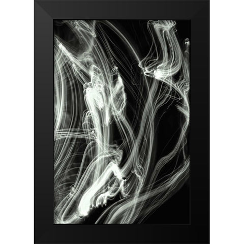 Impulse II Black Modern Wood Framed Art Print by Burkhart, Monika
