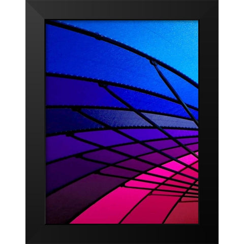 Rainglo I Black Modern Wood Framed Art Print by Burkhart, Monika