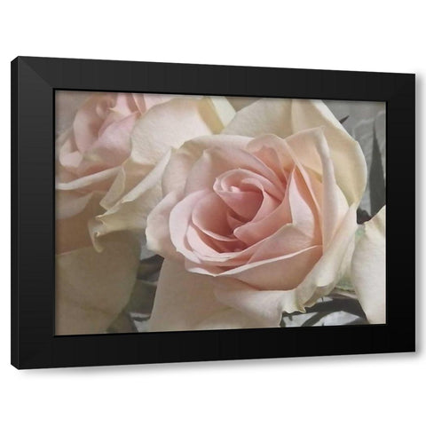 Summer Romance I Black Modern Wood Framed Art Print by Burkhart, Monika