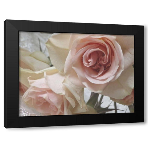 Summer Romance II Black Modern Wood Framed Art Print by Burkhart, Monika