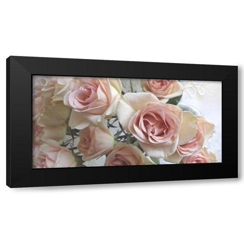 Summer Romance III Black Modern Wood Framed Art Print with Double Matting by Burkhart, Monika