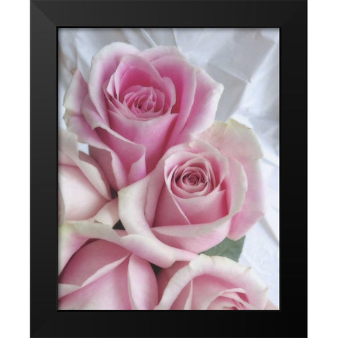 Perfectly Pink II Black Modern Wood Framed Art Print by Burkhart, Monika