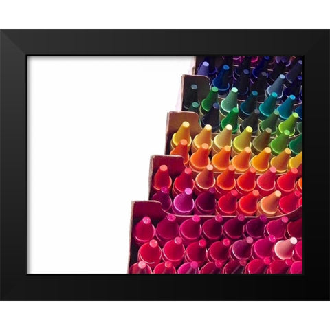 Color Crave IV Black Modern Wood Framed Art Print by Burkhart, Monika