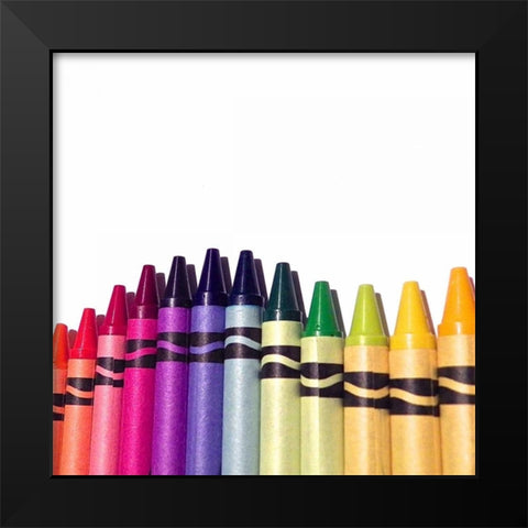 Color Crave VII Black Modern Wood Framed Art Print by Burkhart, Monika