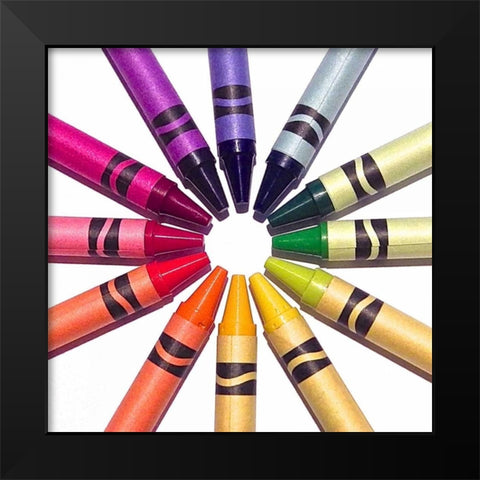 Color Crave VIII Black Modern Wood Framed Art Print by Burkhart, Monika