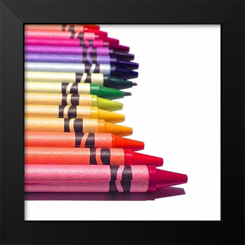 Color Crave IX Black Modern Wood Framed Art Print by Burkhart, Monika