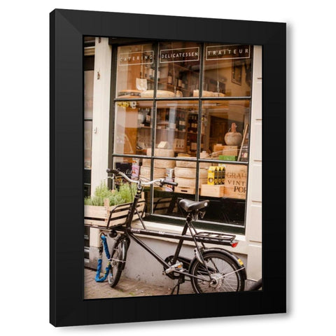 Amsterdam Delicatessen I Black Modern Wood Framed Art Print by Berzel, Erin