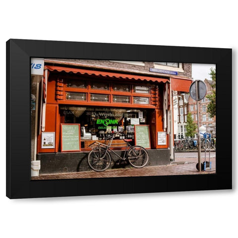 Amsterdam Delicatessen II Black Modern Wood Framed Art Print by Berzel, Erin