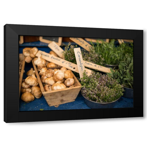 Farmers Market II Black Modern Wood Framed Art Print by Berzel, Erin
