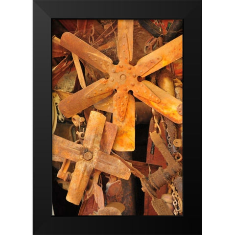 New Era VI Black Modern Wood Framed Art Print by Berzel, Erin