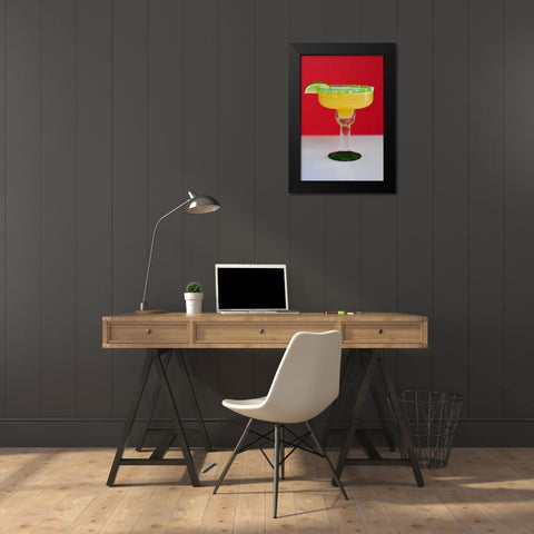 Happy Hour I Black Modern Wood Framed Art Print by Berzel, Erin