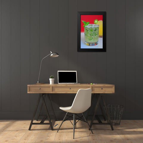 Happy Hour III Black Modern Wood Framed Art Print by Berzel, Erin