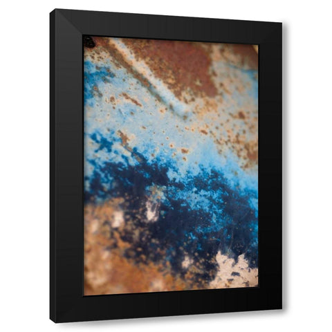 Rust Blues II Black Modern Wood Framed Art Print by Berzel, Erin