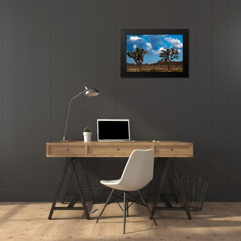 Blue Sky I Black Modern Wood Framed Art Print by Berzel, Erin