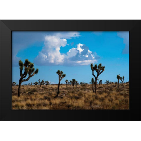 Blue Sky II Black Modern Wood Framed Art Print by Berzel, Erin