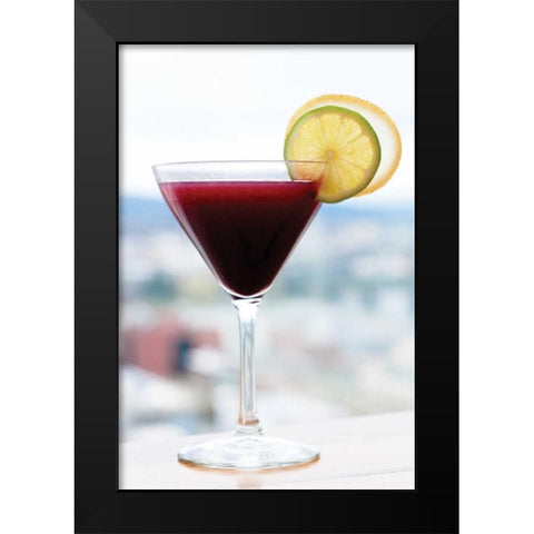 Cocktail Hour V Black Modern Wood Framed Art Print by Berzel, Erin