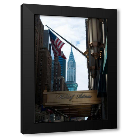 Chrysler Building II Black Modern Wood Framed Art Print by Berzel, Erin