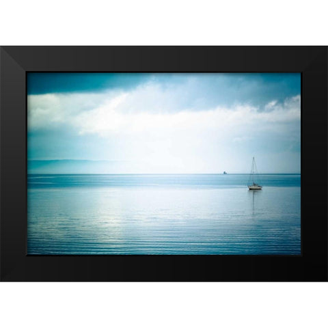 Whidbey Island II Black Modern Wood Framed Art Print by Berzel, Erin
