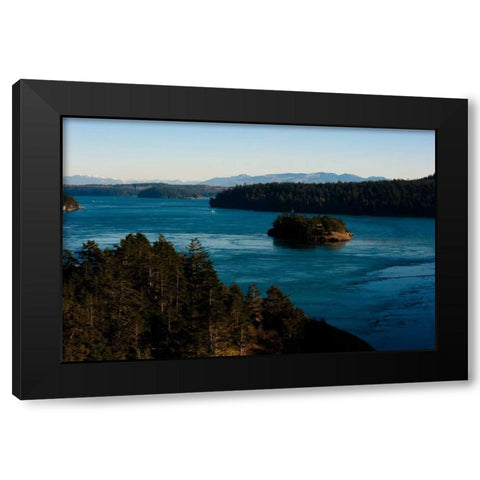Deception Pass I Black Modern Wood Framed Art Print by Berzel, Erin