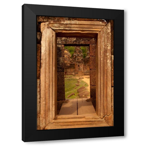 Doorway I Black Modern Wood Framed Art Print by Berzel, Erin