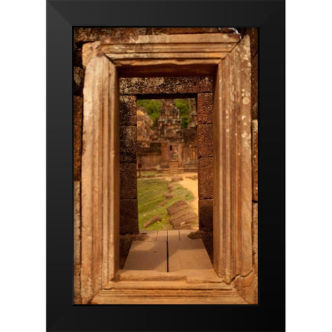 Doorway I Black Modern Wood Framed Art Print by Berzel, Erin