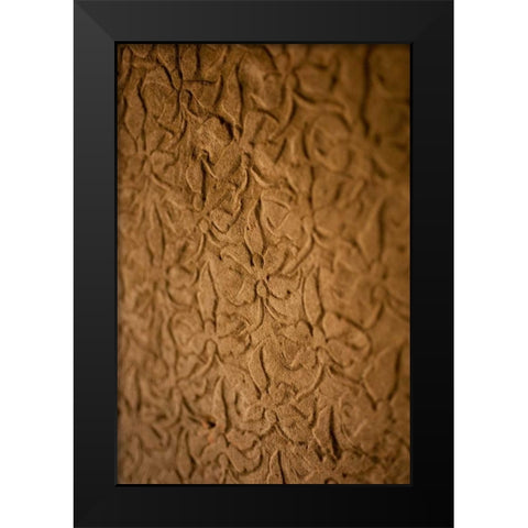 Orchid Carving I Black Modern Wood Framed Art Print by Berzel, Erin