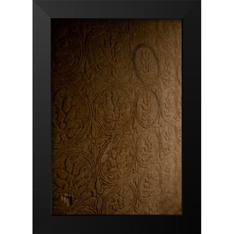 Orchid Carving II Black Modern Wood Framed Art Print by Berzel, Erin