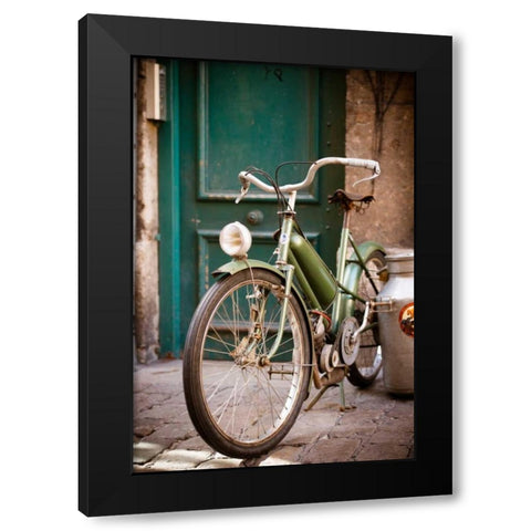 Moto I Black Modern Wood Framed Art Print with Double Matting by Berzel, Erin