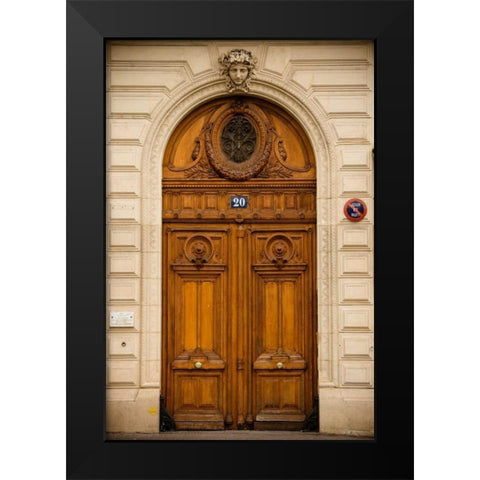 La Porte IV Black Modern Wood Framed Art Print by Berzel, Erin