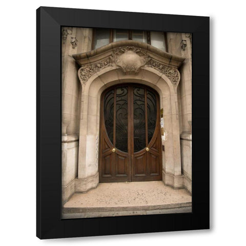 La Porte V Black Modern Wood Framed Art Print by Berzel, Erin