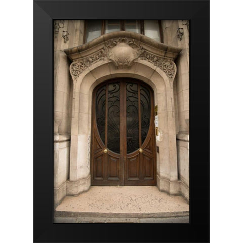 La Porte V Black Modern Wood Framed Art Print by Berzel, Erin