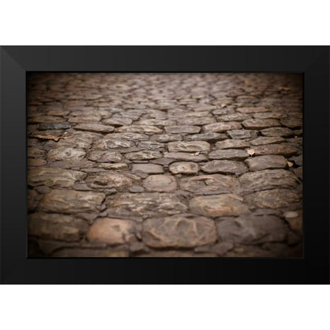 Stone Path I Black Modern Wood Framed Art Print by Berzel, Erin