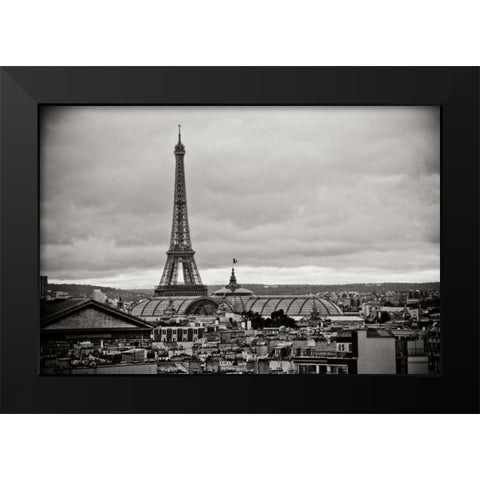 Paris BW II Black Modern Wood Framed Art Print by Berzel, Erin