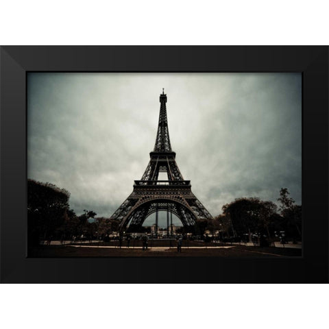 La Tour Eiffel II Black Modern Wood Framed Art Print by Berzel, Erin