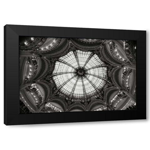 Galeries Lafayette IV BW Black Modern Wood Framed Art Print with Double Matting by Berzel, Erin