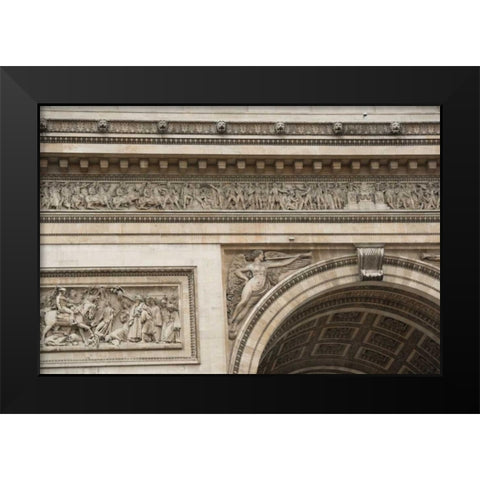 Arc de Triomphe III Black Modern Wood Framed Art Print by Berzel, Erin