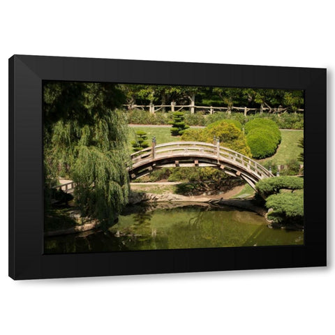 Moon Bridge I Black Modern Wood Framed Art Print by Berzel, Erin