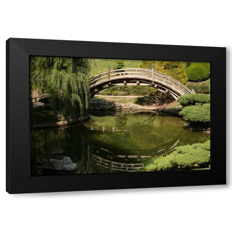 Moon Bridge II Black Modern Wood Framed Art Print by Berzel, Erin