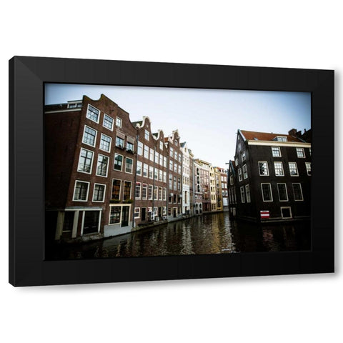OZ Voorburgwal I Black Modern Wood Framed Art Print by Berzel, Erin