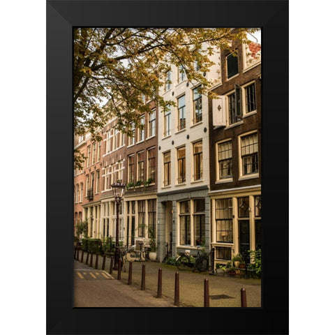 Amsterdam Neighborhood I Black Modern Wood Framed Art Print by Berzel, Erin