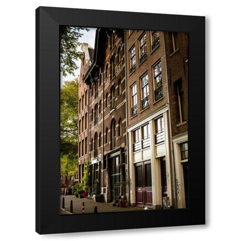 Amsterdam Neighborhood II Black Modern Wood Framed Art Print by Berzel, Erin